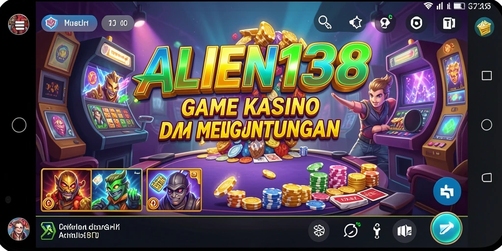 Tampilan gameplay seru di ALIEN138 dengan berbagai pilihan permainan Kasino.