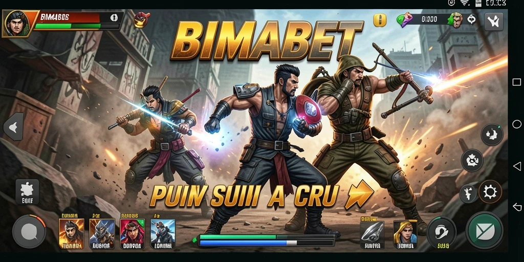Tampilan gameplay seru dalam BIMABET dengan aksi pertarungan mendebarkan.