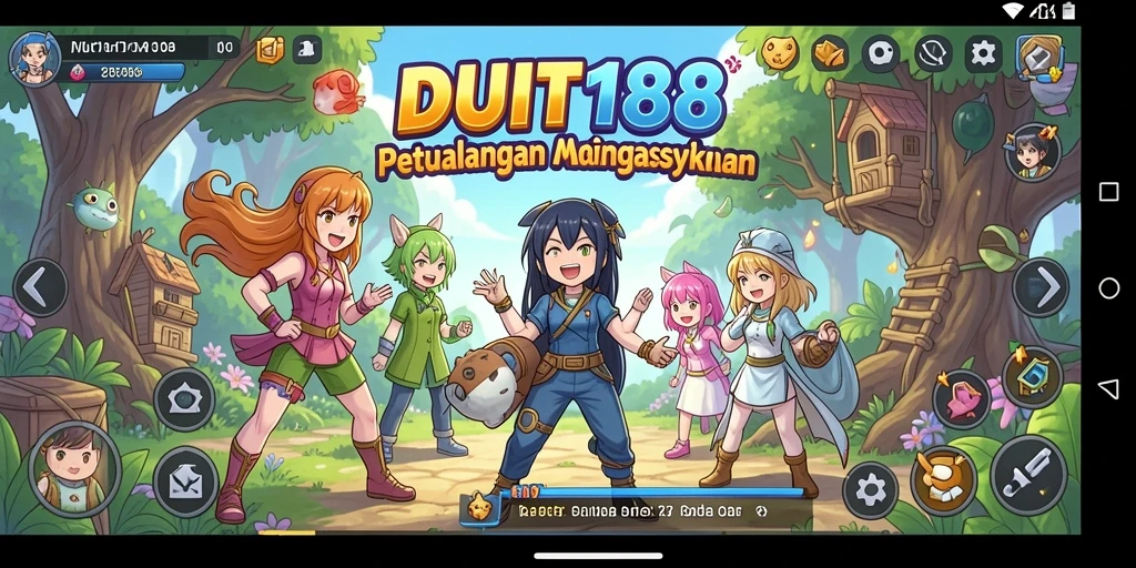 Screenshot DUIT188 menunjukkan karakter Anime dalam pertempuran epik.