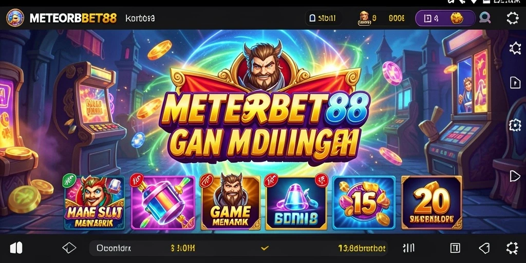 Tampilan gameplay menarik di METEORBET88 dengan grafis yang memukau.