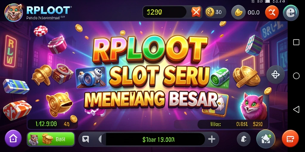 Tampilan menarik dari gameplay Slot di RPLOOT yang seru.